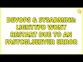 DevOps SysAdmins Lighttpd wont restart due to an fastcgi server error