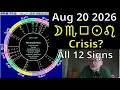 First Quarter Moon Leo Scorpio and a Crisis Point August 20 Astrology All 12 Signs
