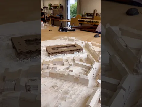 Probably the cleanest model I’ve ever made. #architecture #architect #rwth #architecturestudent