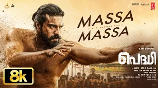 8K: Massa Massa Video | Peddi | Ram Charan | Buchi Babu | Janhvi | AR Rahman | Vishal Mishra