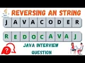 How to reverse string in java java interview question