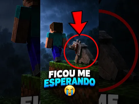 Não abandone seu cachorro no Minecraft! 😭
