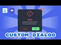 How to Create an Impressive Custom Dialog in Under 5 Minutes with flutter