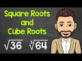 Square Roots and Cube Roots Math with Mr J