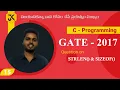 C Programming Question on String Constants strlen function call s sizeof GATE 2017 Solution