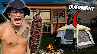 OVERNIGHT CAMPING sa BG HOUSE using TEMU PRODUCTS!