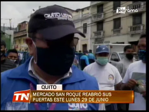 Mercado San Roque reabrió sus puertas este lunes 29 de Junio