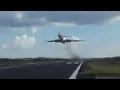 Cameraman stands too close to the runway