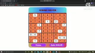 Sudoku solver using javascript