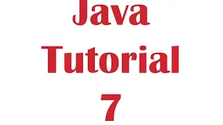 Java Programming Tutorial 7 - Switch Statement