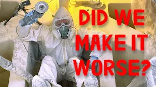 19 Grinding our hearts out, and our boat’s!