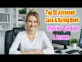 Top 50 Advanced Java Spring Boot Interview Questions Master Your Next Interview