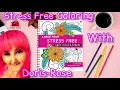 Large Print Color Frame - Stress Free Adult Coloring Book