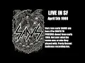 Sadus (US) Live in San Francisco. 5th April 1986 (2026 Re-Rip. More Brutal Thrash Mayhem !)