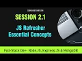 Full-Stack Web Development Course for Beginners Session 2 1 Refresher Essential Concepts