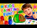 Kids Painting Fun Colorful Fruit Painting for Kids Easy Fun Art Activity
