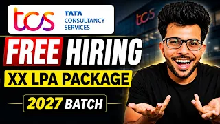 TCS Free Hiring 2027 Announced [ Eligibility | Exam Pattern | Dates | Syllabus ] 🔥✅