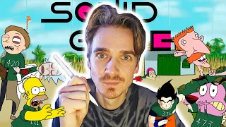I MADE A CARTOON SQUID GAME