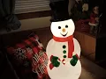 Holiday Living 2ft LED Snowman Blow Mold Review - Model -117429