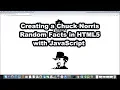 Creating a Chuck Norris Random Facts App in HTML5 with JavaScript