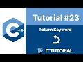 C Tutorial - Return Keyword Void Functions Multiple Returns
