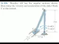 Lecture 16 - Example 2 Relative Motion Analysis
