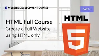 Create Website using HTML HTML Full Course HTML tutorial for Beginners HTML W3Schools