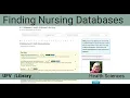 Find Nursing Databases
