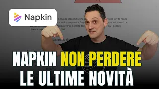 Tutte le novità di NAPKIN che devi ASSOLUTAMENTE scoprire