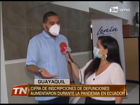 Cifra de inscripciones de defunciones aumentaron durante la pandemia en Ecuador