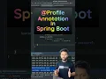 Profile Annotation In Spring