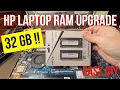 HP Pavilion EG Laptop RAM Upgrade 32GB