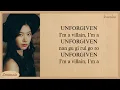 Lagu LE SSERAFIM UNFORGIVEN (feat. Nile Rodgers) Easy Lyrics