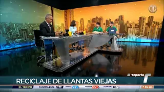 Jóvenes crean negocio transformando llantas en chancletas