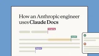 How an Anthropic engineer uses Claude Docs