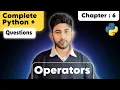 Python Day 6 Operators in Python Explained with Examples Python for Beginners