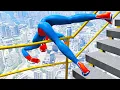 Download Lagu SPIDERMAN CRAZY JUMPS/FALLS #49 (GTA 5 Spider-Man Fails)