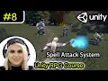 8 - Magic Orb Projectile Attack Hit Effect in Unity RPG Spell System