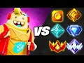 1v1 Against Every Fortnite Rank BRONZE to UNREAL