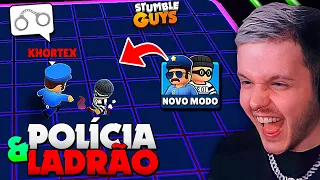 🚨 O MELHOR JEITO DE JOGAR BLOCKDASH! 👮🏻 POLÍCIA E LADRÃO STUMBLE GUYS! ‹ KHORTEX ›