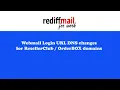 Webmail Login URL DNS changes for Resellerclub Orderbox domains