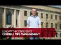 Lead with Confidence The Cornell MPS in Management