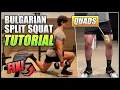 How to do the BULGARIAN SPLIT SQUAT 2 Minute Tutorial