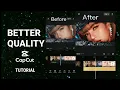 QUALITY TUTORIAL CAPCUT