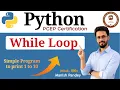 28 While Loop in Python Python PCEP Certification PCEP-30-02