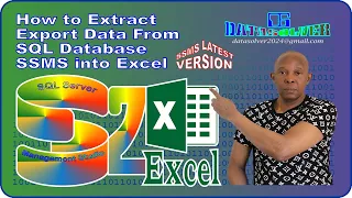 How to Extract Export Data From SQL Database SSMS into Excel