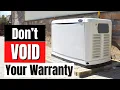 FULL DIY Generac Generator Maintenance Service - Oil Change Air Filter Spark Plug