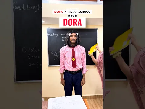 Dora in indian school😭(part 2) #haslebhayi