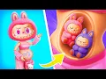 Download Lagu LABUBU Doll Became Mommy! LOL OMG DIYs \u0026 Doll Crafts