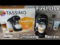 Bosch Tassimo Style Coffee Machine first use - Unboxing Review How to use
